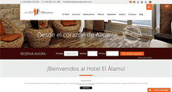 Desktop Screenshot of hotelalamoalicante.com